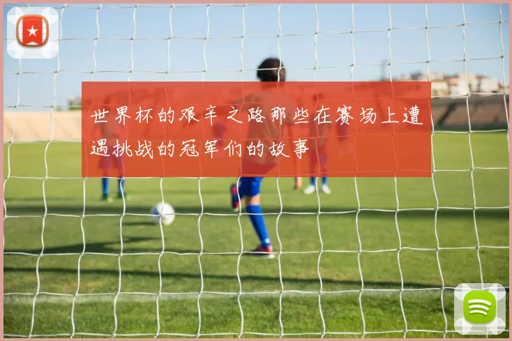 世界杯的艰辛之路那些在赛场上遭遇挑战的冠军们的故事