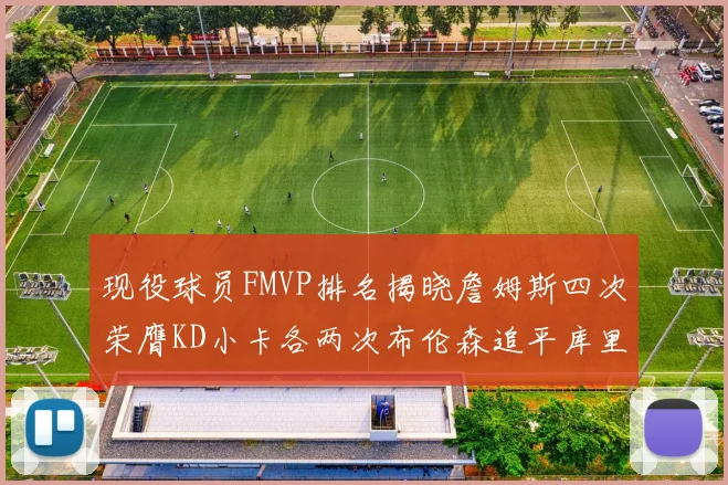 现役球员FMVP排名揭晓詹姆斯四次荣膺KD小卡各两次布伦森追平库里约基奇等人